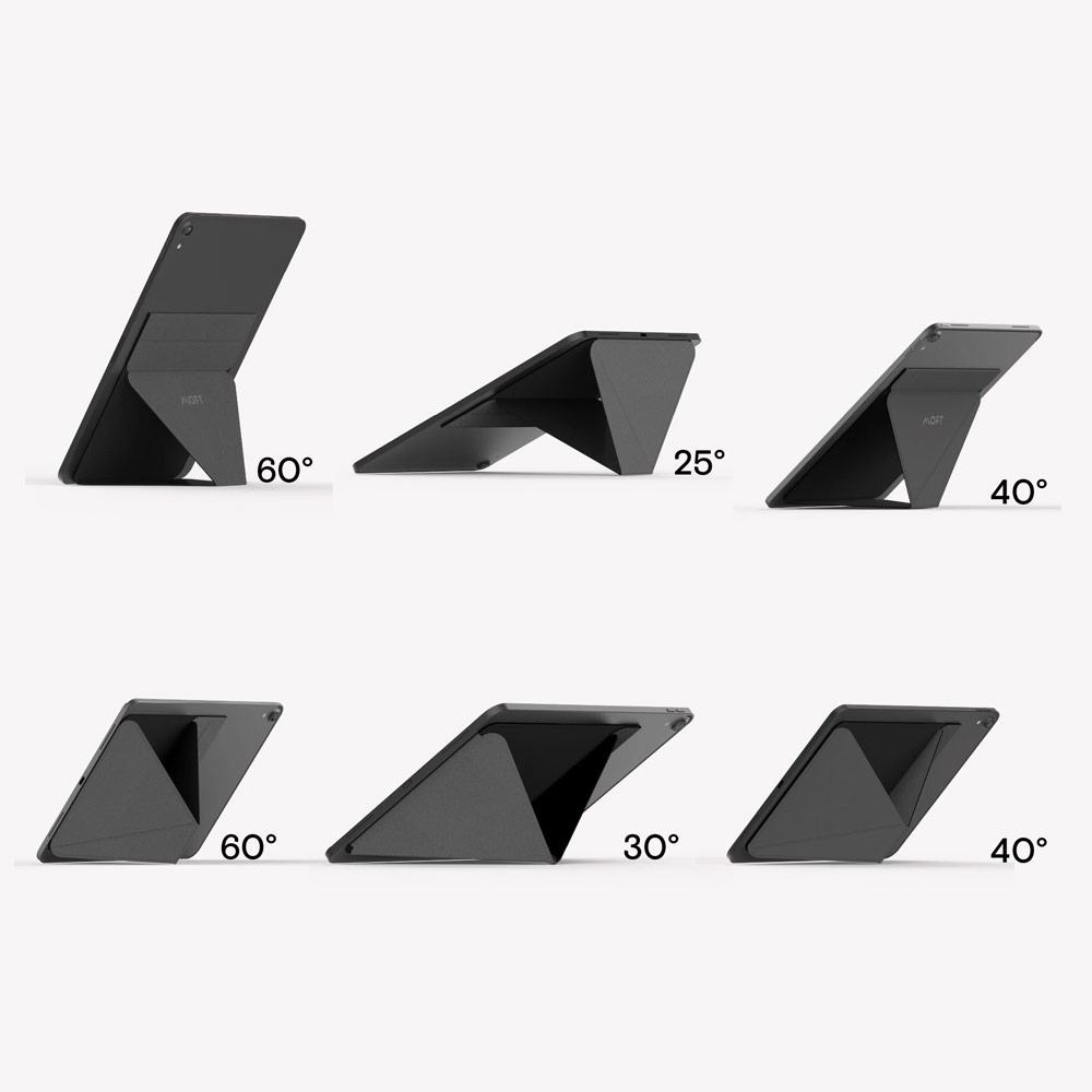 Picture of Apple iPad Air 10.9 2020  | MOFT Snap Tablet Stand Multi Angle Invisible Tablet Stand for iPad iPad Pro iPad Air Tablet (Cool Grey)