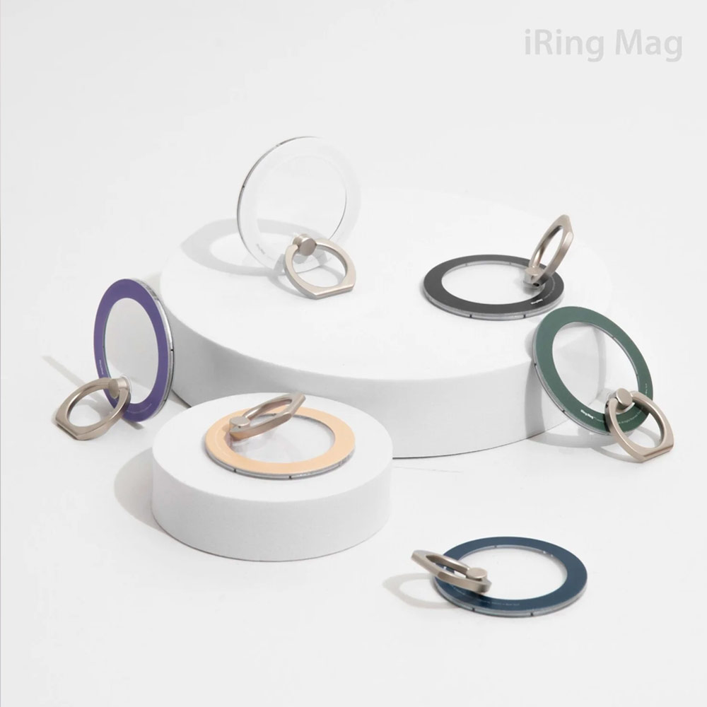 Picture of AAUXX iRing Mag Magnetic Ring Holder Phone Grip and Kickstand Stand Compatible with Magsafe (Alpine Green)
