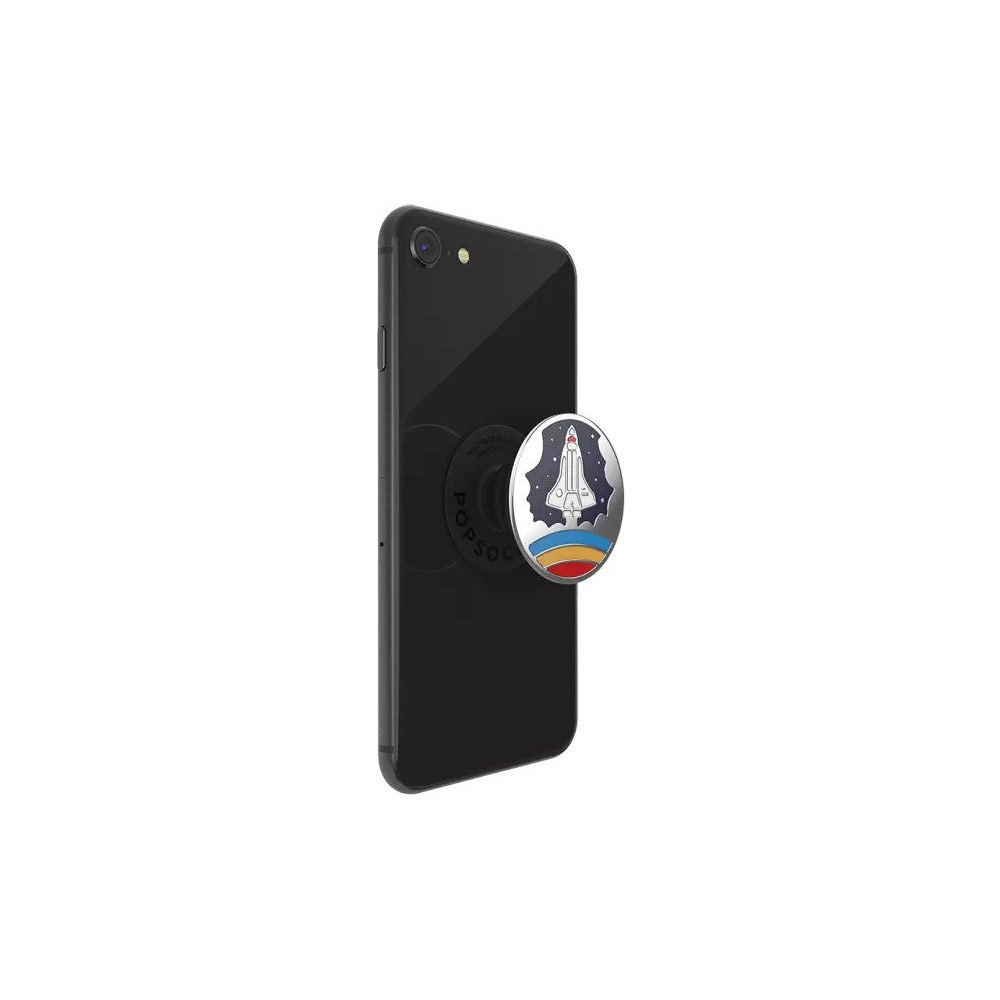 Picture of Popsockets PopGrip Swappable Premium Collection (Enamel Space Shuttle Navy)