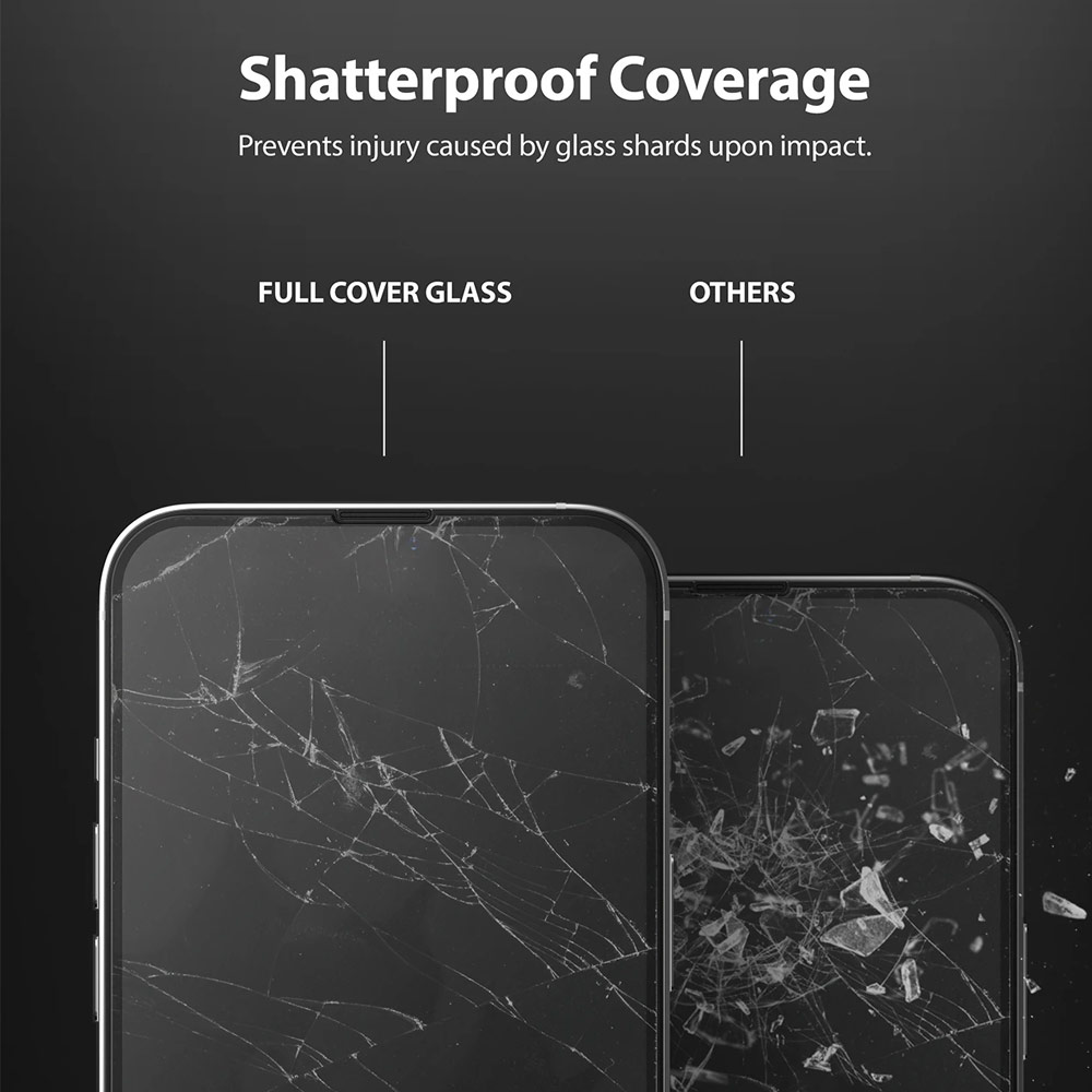 Picture of  Apple iPhone 13 Pro 6.1 Screen Protector | Ringke Invisible Defender Glass Tempered Glass Screen Protector for Apple iPhone 13 iPhone 13 Pro 6.1 (Clear)