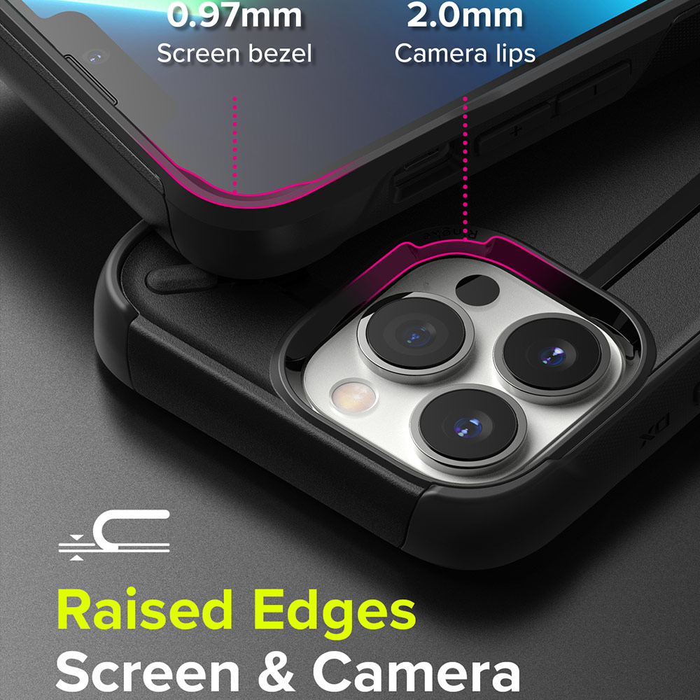 Picture of  Apple iPhone 13 Pro 6.1 Case | Ringke DX Drop Protection Case Anti Finger Print Case for Apple iPhone 13 Pro 6.1 (Gunmetal)
