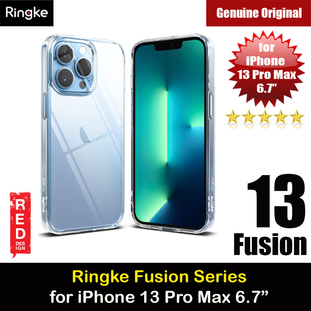 Picture of Ringke Fusion Protection Case for Apple iPhone 13 Pro Max 6.7 (Clear)  Apple iPhone 13 Pro Max 6.7-  Apple iPhone 13 Pro Max 6.7 Cases,  Apple iPhone 13 Pro Max 6.7 Covers, iPad Cases and a wide selection of  Apple iPhone 13 Pro Max 6.7 Accessories in Malaysia, Sabah, Sarawak and Singapore 