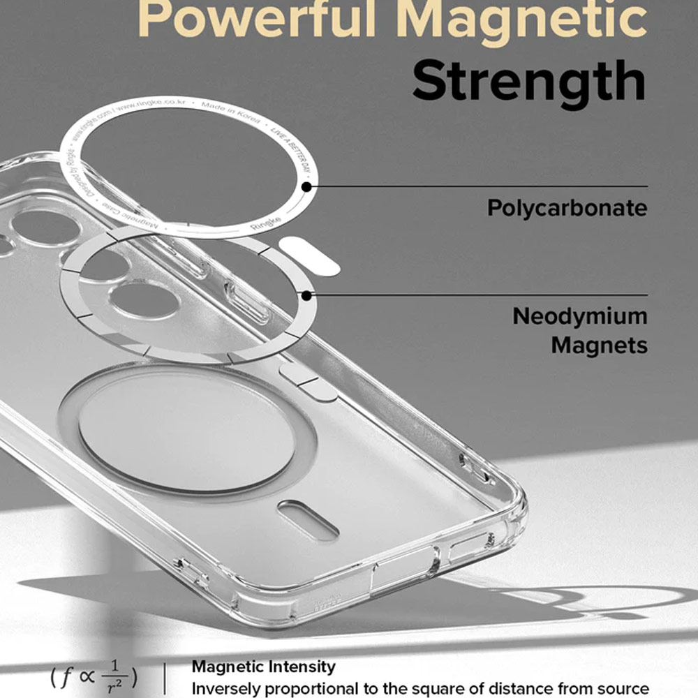 Picture of  Samsung Galaxy S23 Plus Case | Ringke Fusion Magnetic Transparent Protection Case for Samsung Galaxy S23 Plus (Matte)