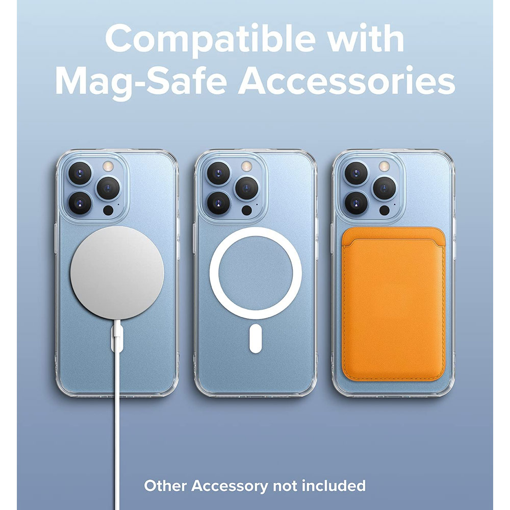 Picture of  Apple iPhone 13 Pro 6.1 Case | Ringke Fusion Magnetic Matte Protection Case Magsafe Compatible for Apple iPhone 13 Pro 6.1 (Matte Clear)