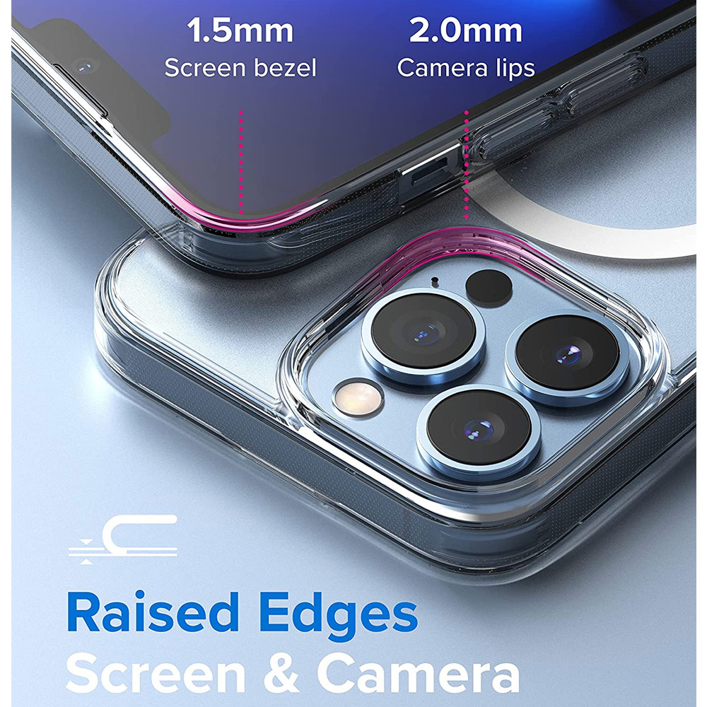 Picture of  Apple iPhone 13 Pro 6.1 Case | Ringke Fusion Magnetic Matte Protection Case Magsafe Compatible for Apple iPhone 13 Pro 6.1 (Matte Clear)