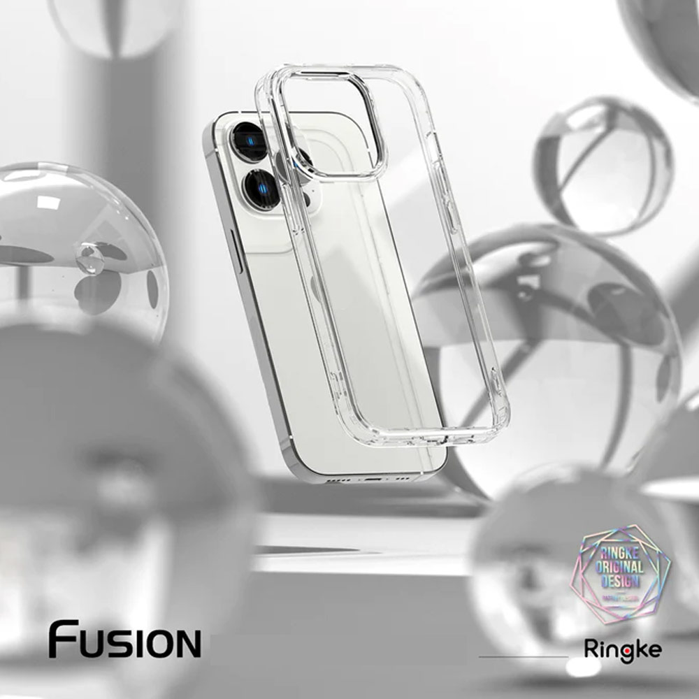 Picture of  Apple iPhone 14 Pro Max 6.7 Case | Ringke Fusion Protection Case for Apple iPhone 14 Pro Max 6.7 (Clear)