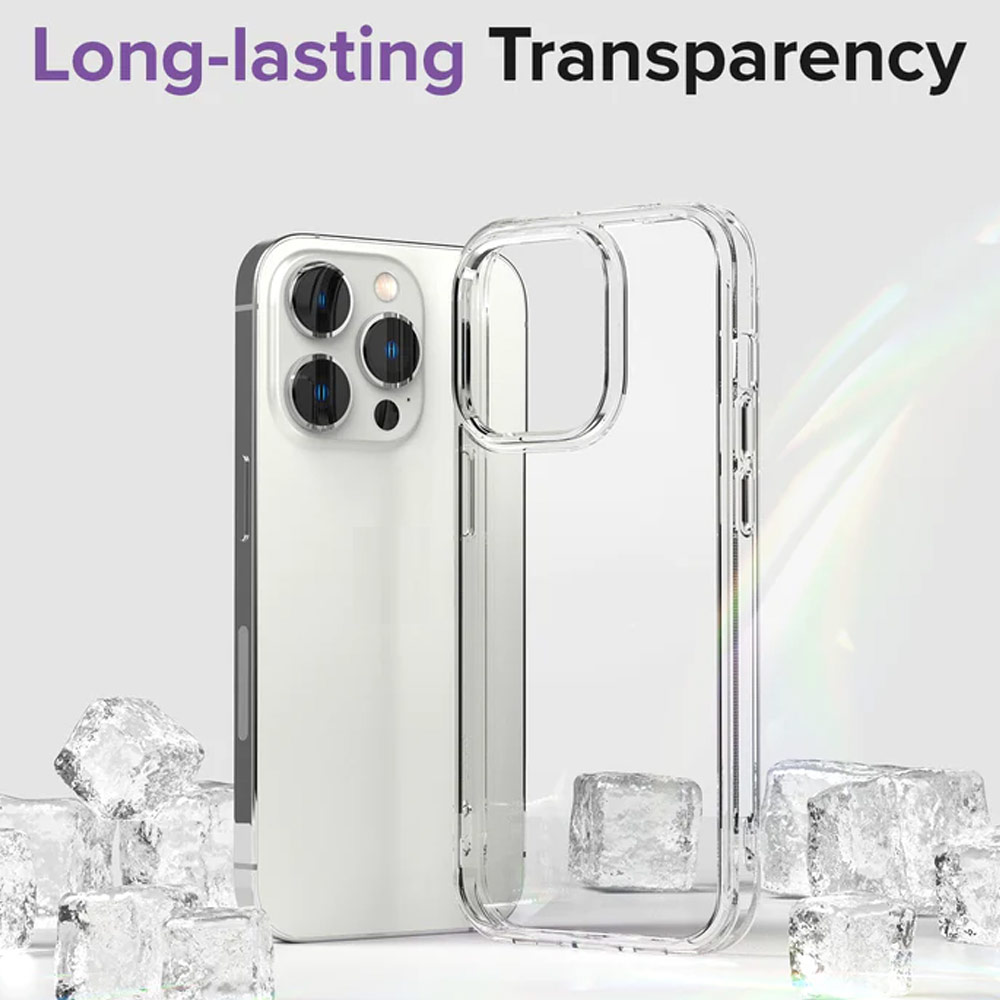 Picture of  Apple iPhone 14 Pro Max 6.7 Case | Ringke Fusion Protection Case for Apple iPhone 14 Pro Max 6.7 (Clear)