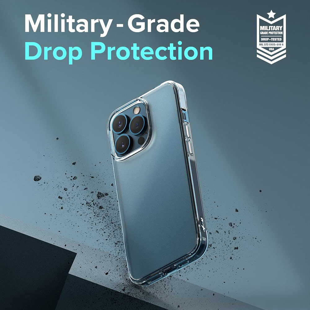 Picture of  Apple iPhone 13 Pro 6.1 Case | Ringke Fusion Matte Protection Case for Apple iPhone 13 Pro 6.1 (Matte Clear)
